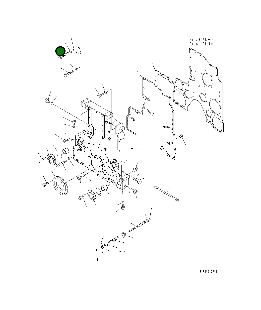 Болт CU3042890 Komatsu