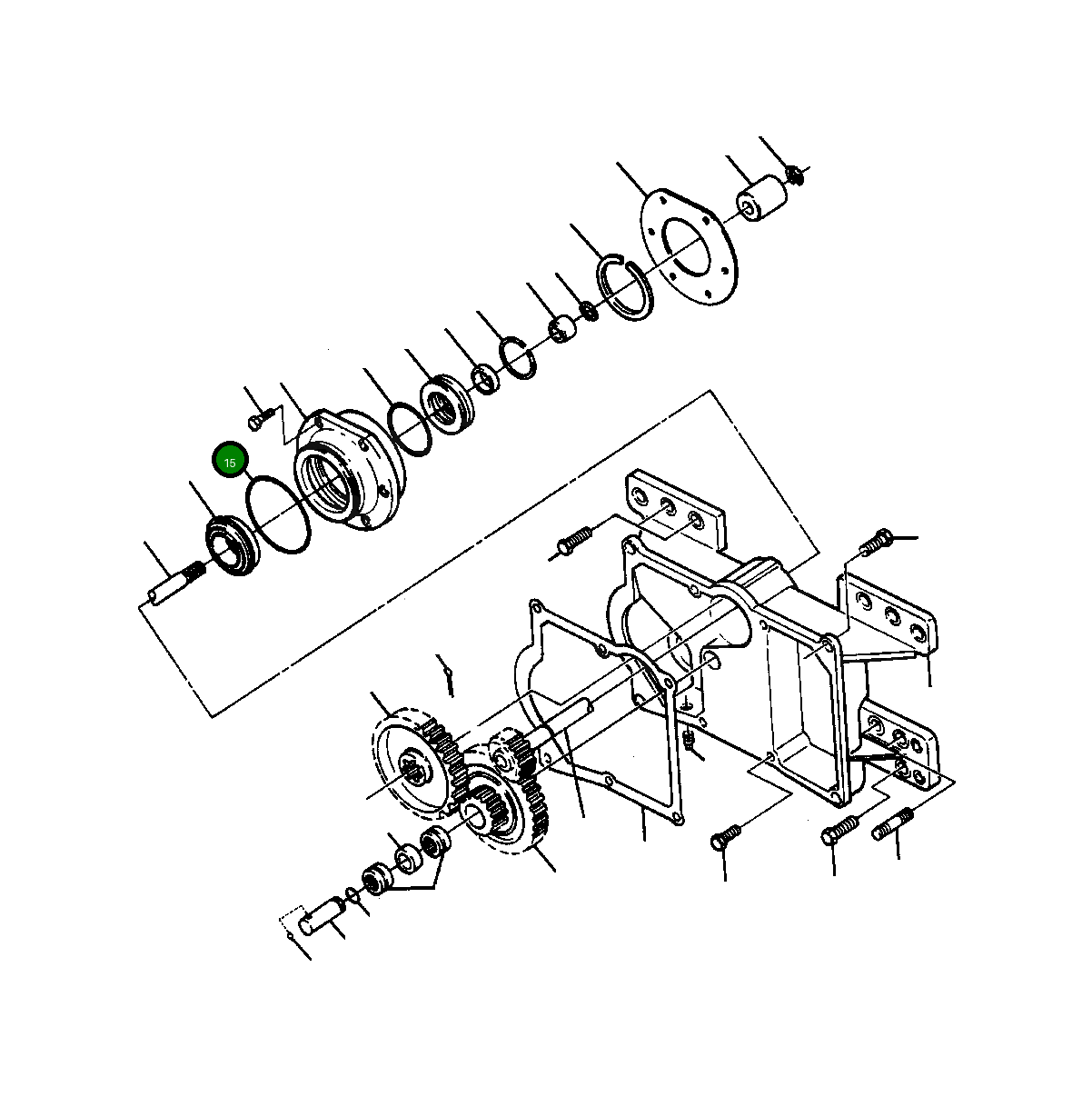 Кольцо уплотнительное (O-Ring) 257 642 R1 Komatsu