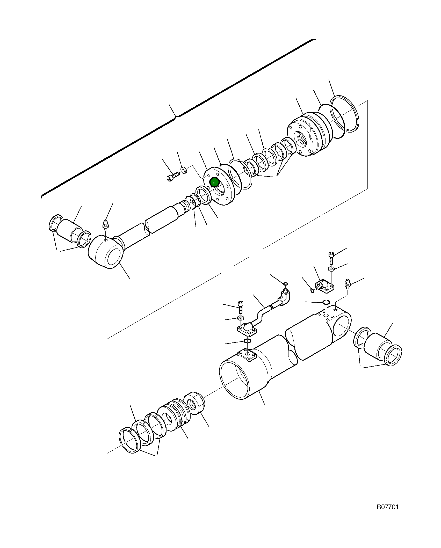 Кольцо уплотнительное (O-Ring) 855021158 Komatsu