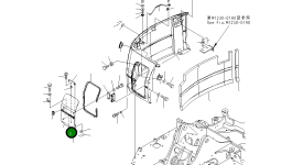 Крышка 21W-46-41621NK Komatsu