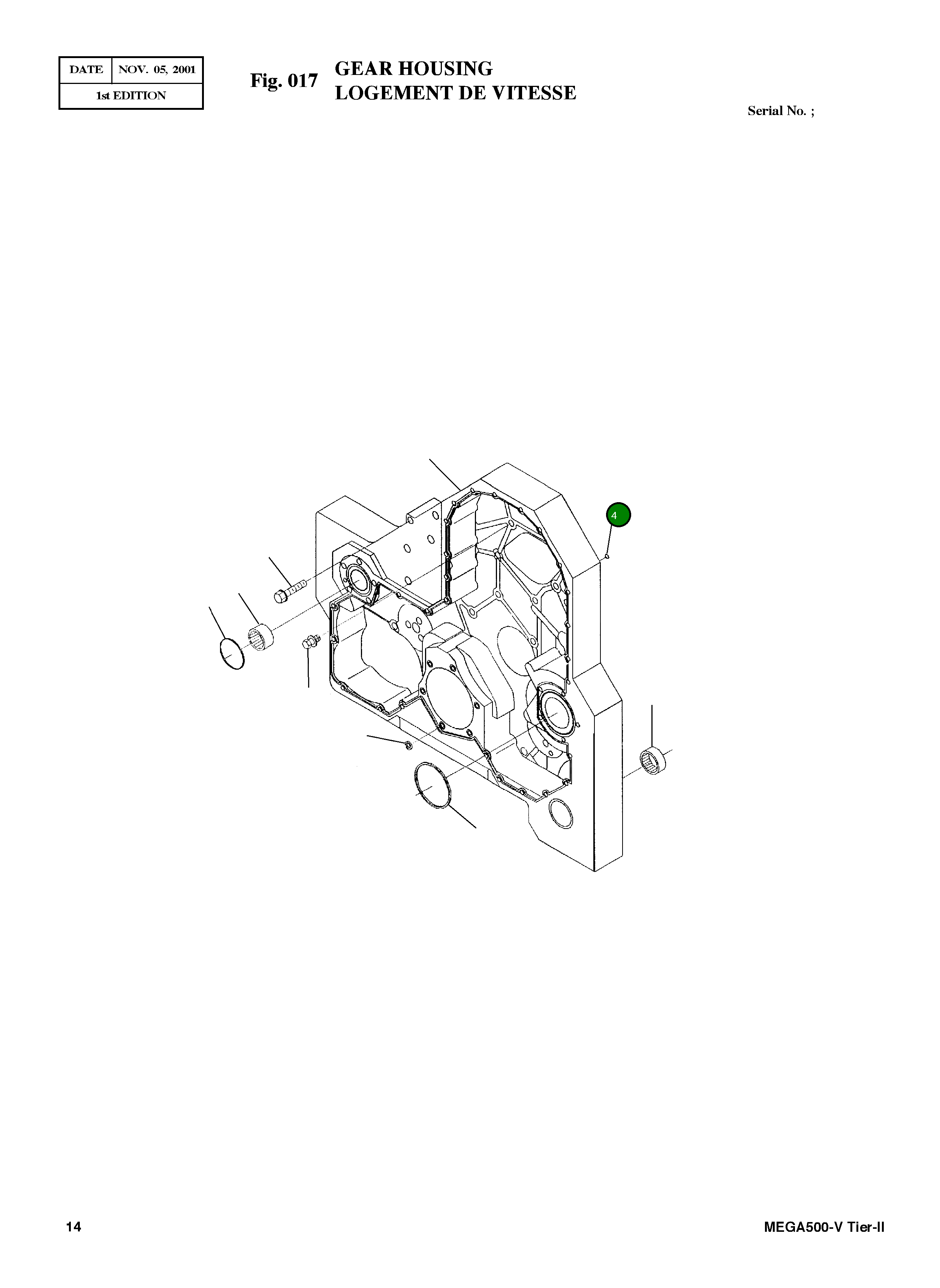 Кольцо уплотнительное (O-Ring) 3883150 Komatsu