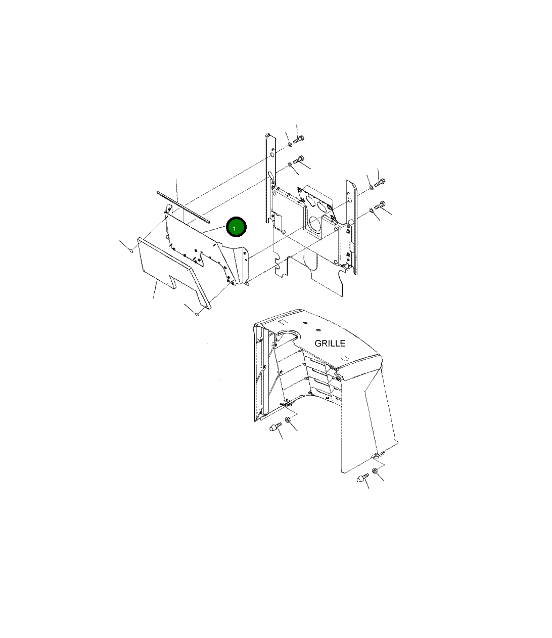 Крышка 424-54-41412 Komatsu