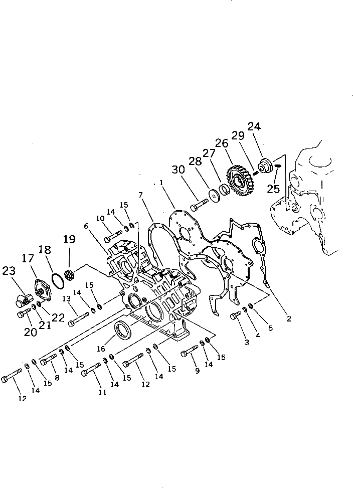 Болт 01010-31280 Komatsu