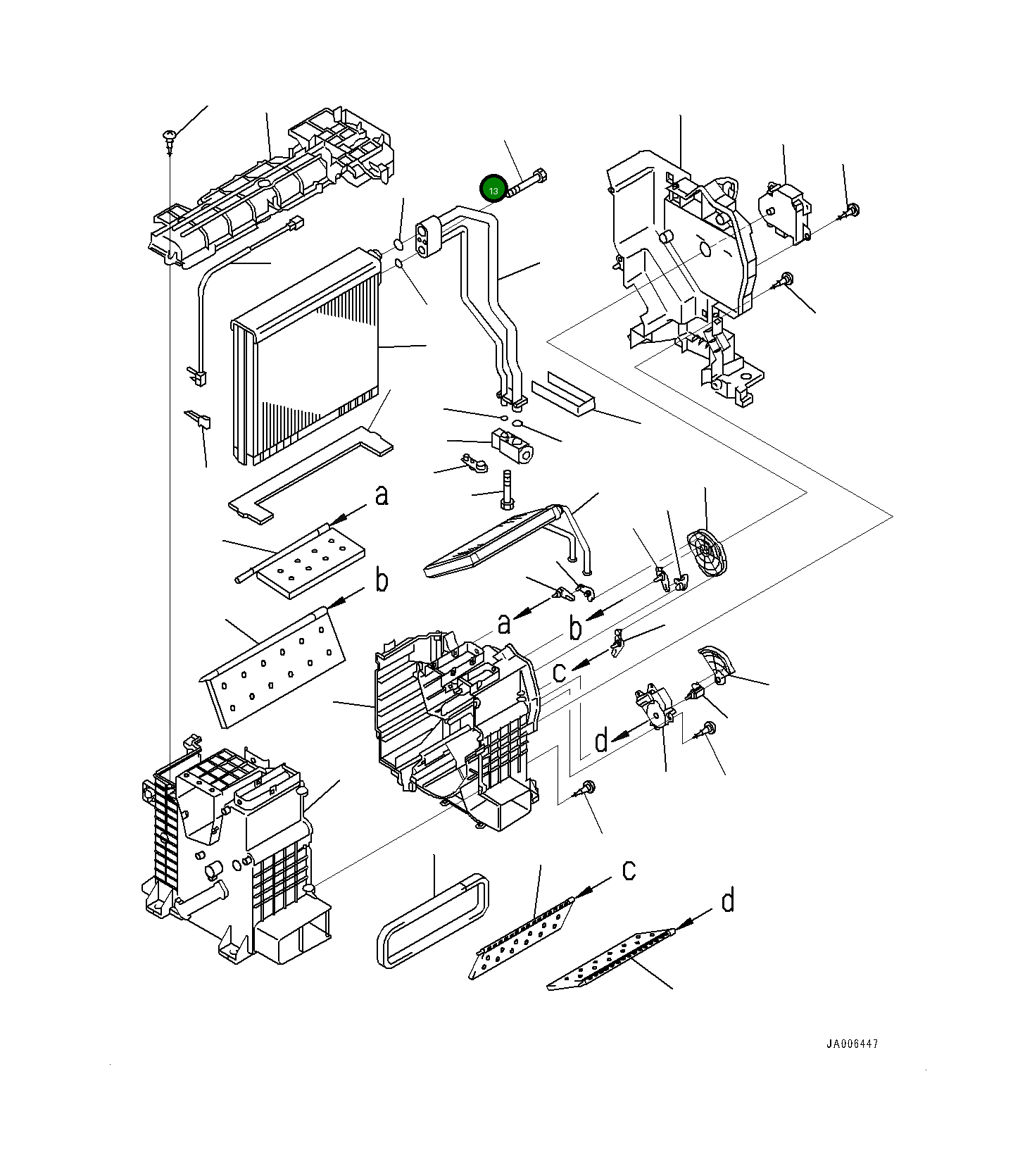 Болт ND9490463610  Komatsu