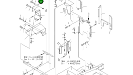 Крышка 20Y-54-27642  Komatsu