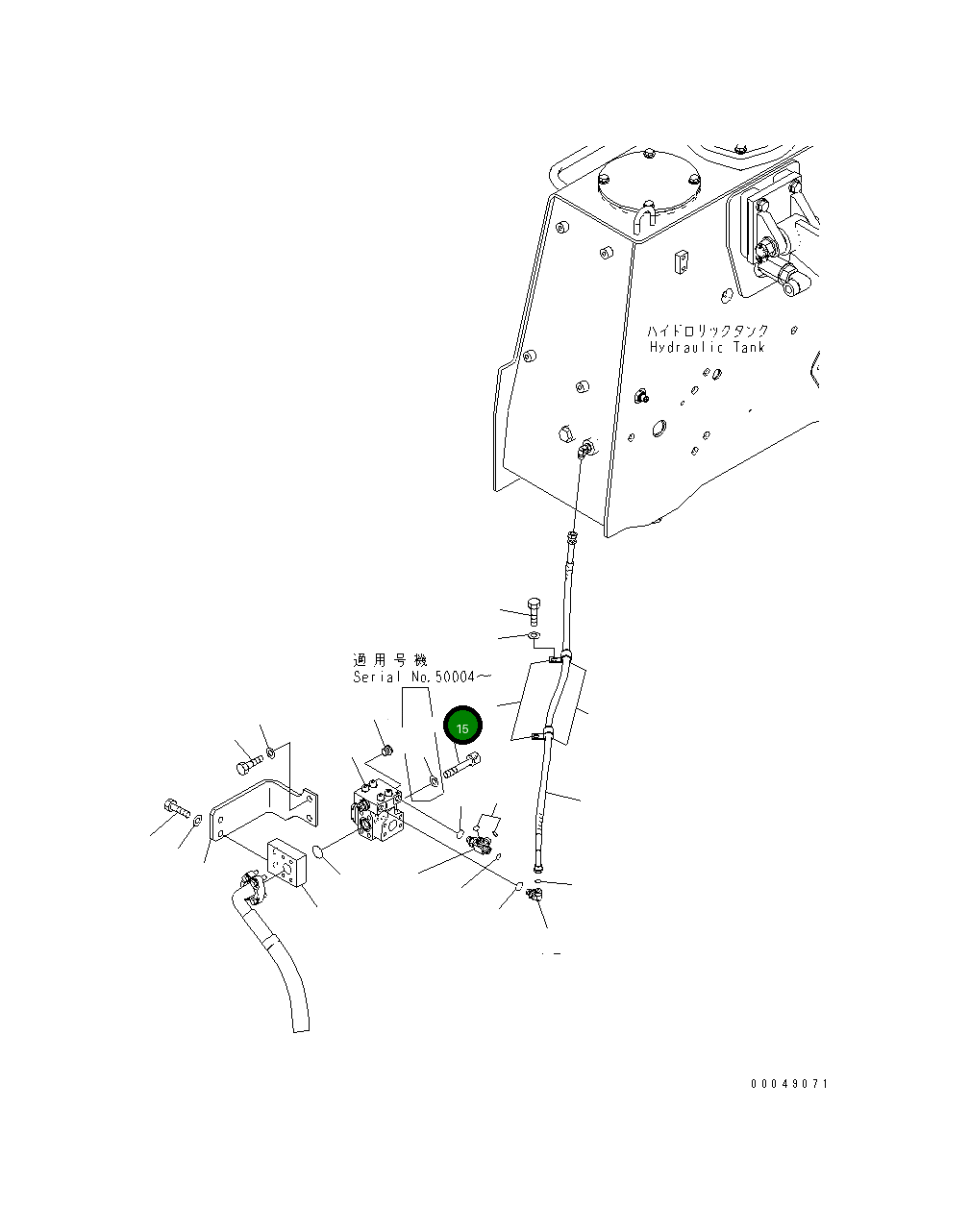 Болт 01252-71085 Komatsu