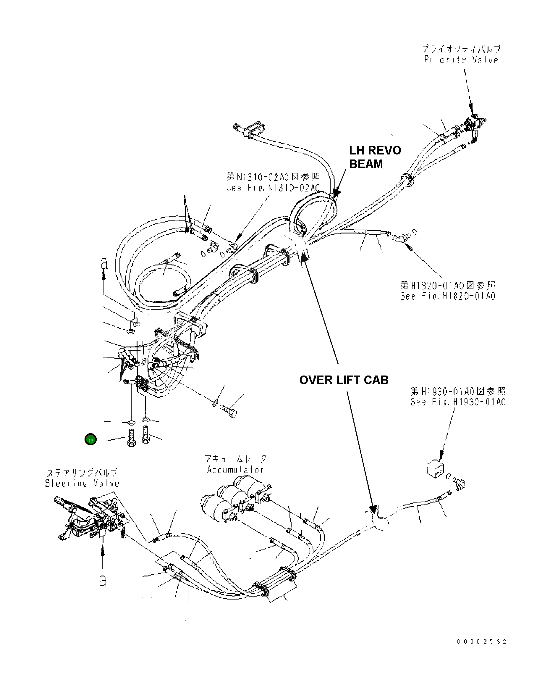 Болт 20E-62-K1270 Komatsu