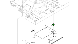 Крышка 207-54-73980 Komatsu