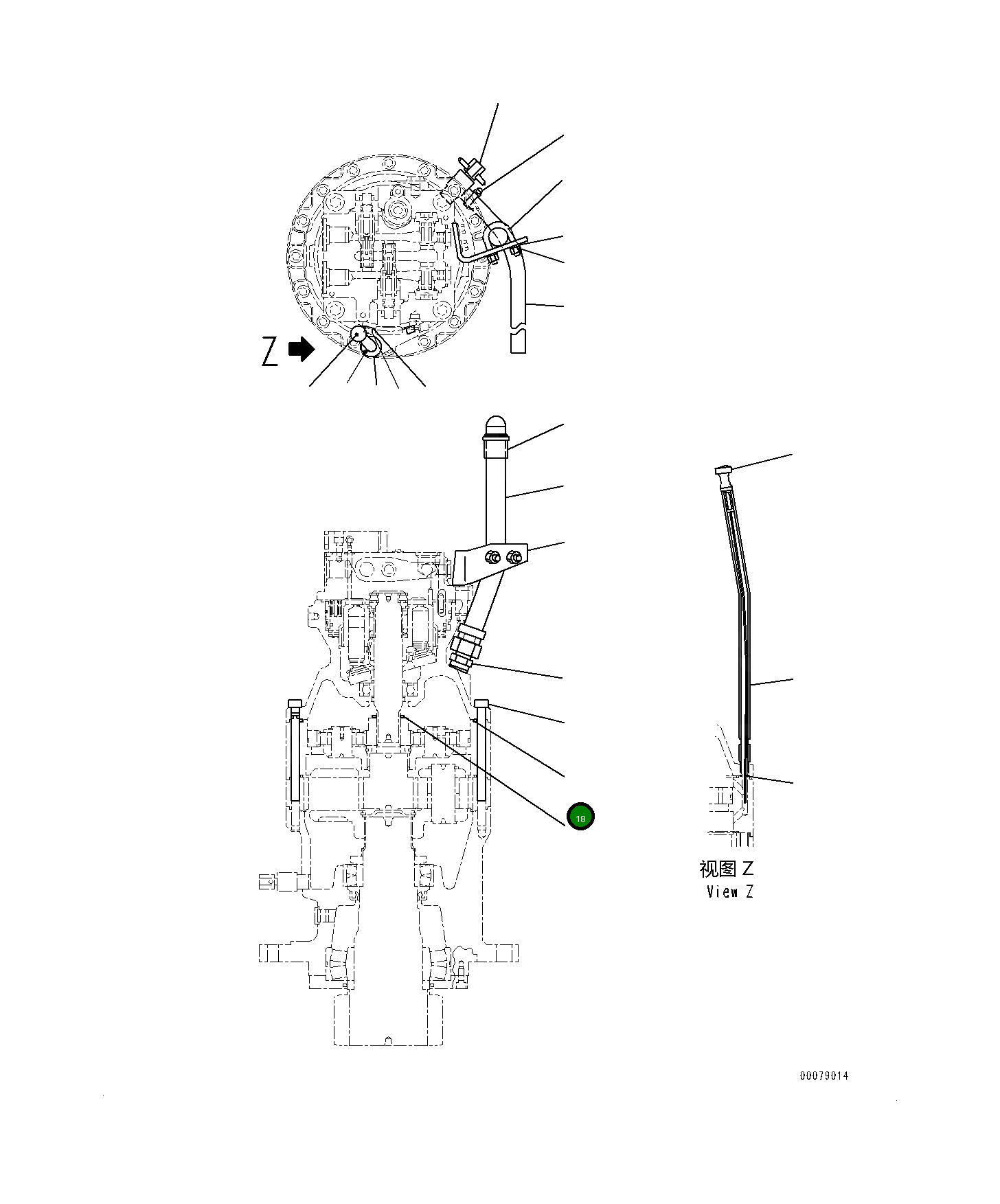 Кольцо уплотнительное (O-Ring) KBB0141-52021  Komatsu
