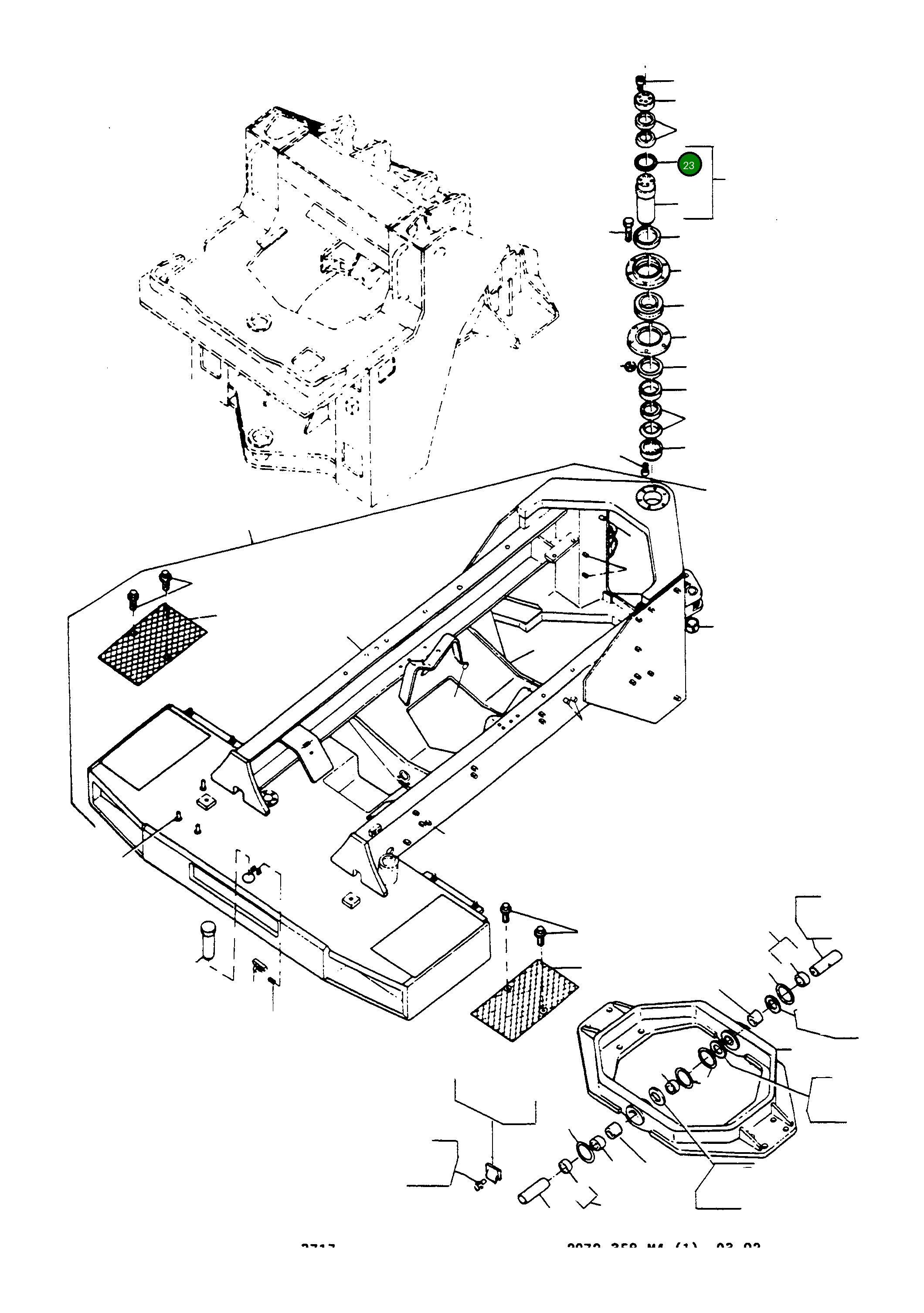 Кольцо 1444563X1  Komatsu