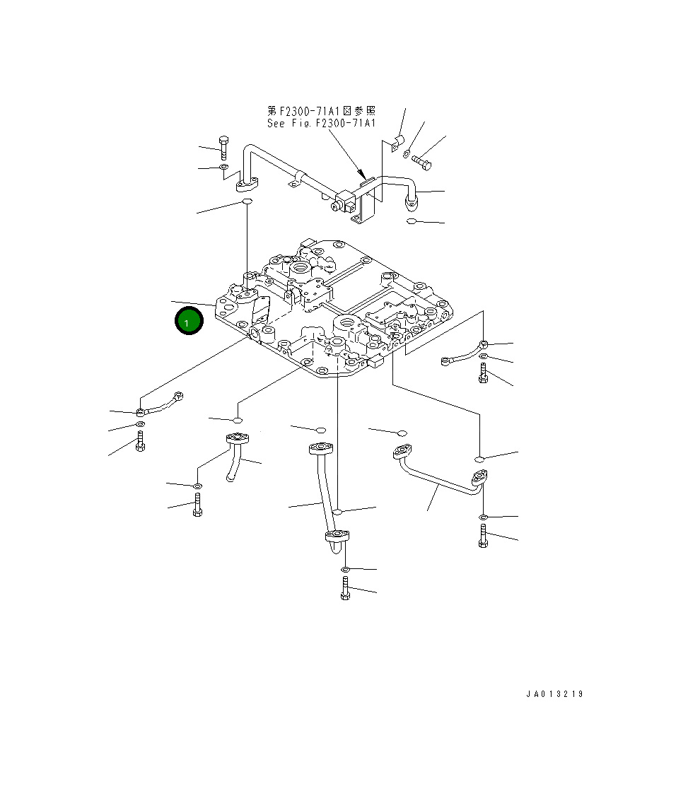 Крышка 14X-22-26112  Komatsu