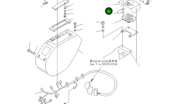 Крышка 201-Z68-7540 Komatsu