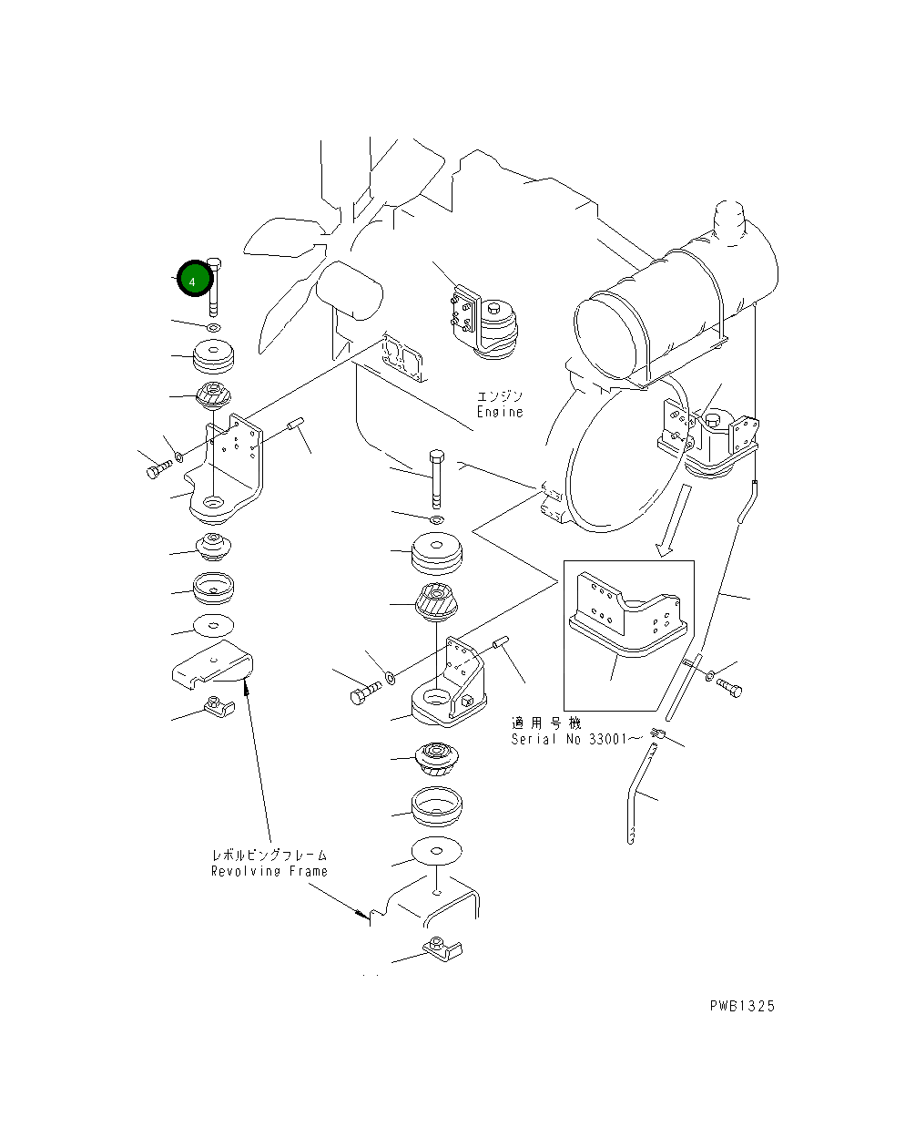 Болт 207-01-55181 Komatsu