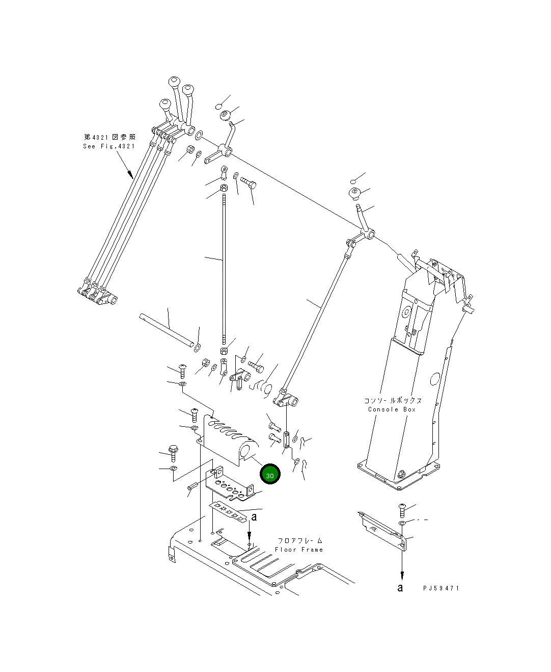 Крышка 23D-43-34830 Komatsu