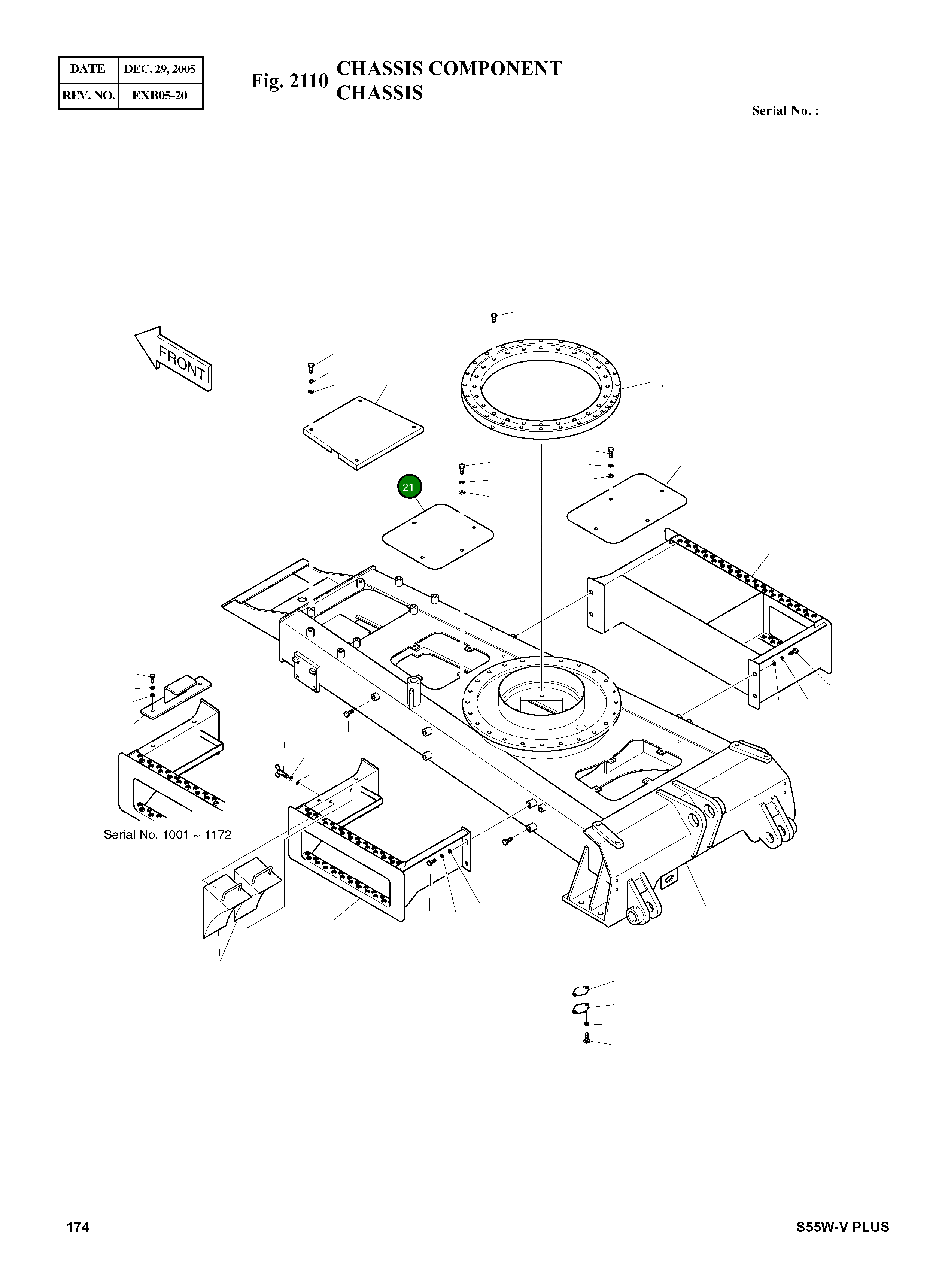 Крышка 621-02430A  Komatsu