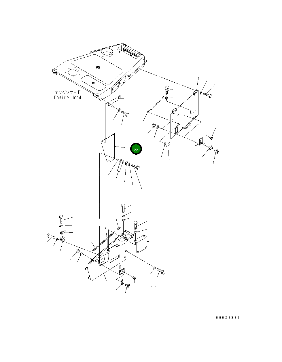 Крышка 195-54-75930 Komatsu