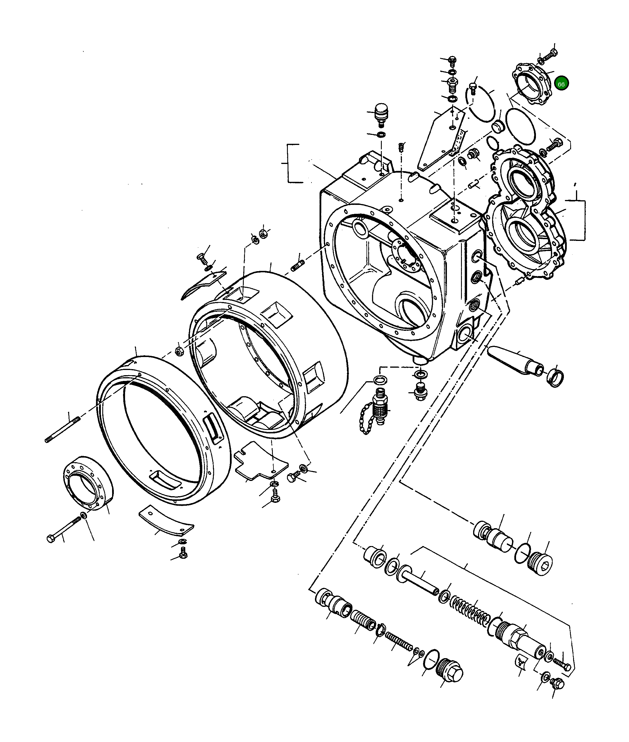 Крышка 2889721M1  Komatsu