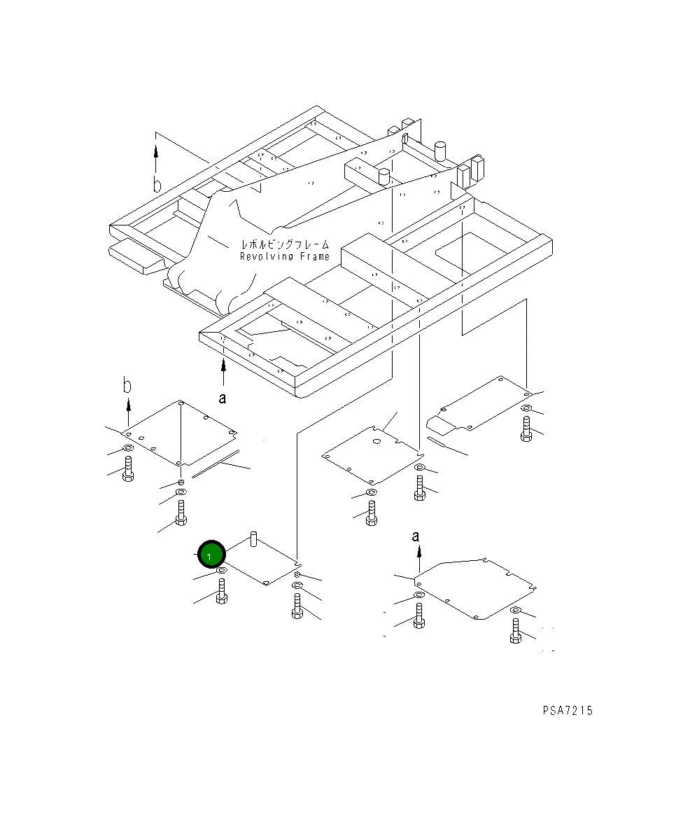 Крышка 203-54-62562  Komatsu