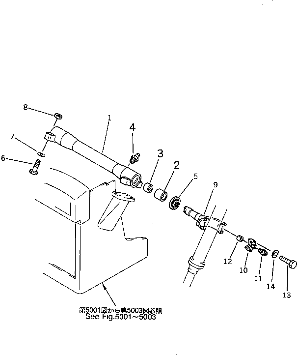 Болт 01051-81830  Komatsu