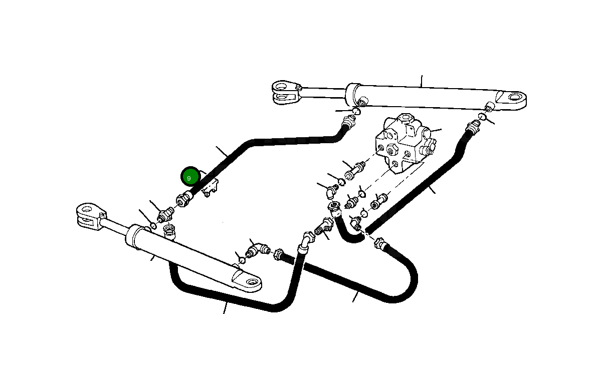 Крышка 1109 054 C1 Komatsu