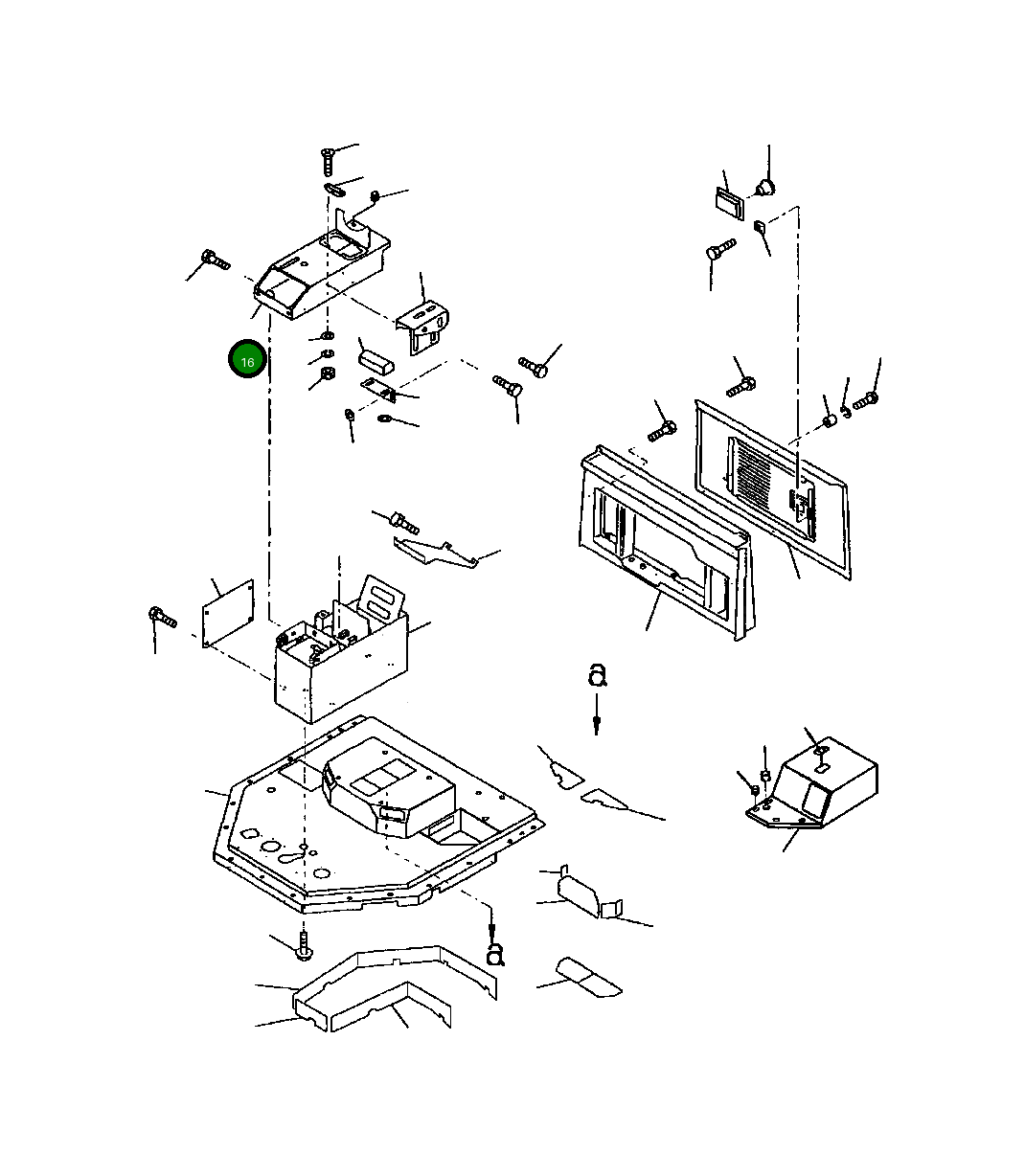 Крышка 428-S33-A120  Komatsu
