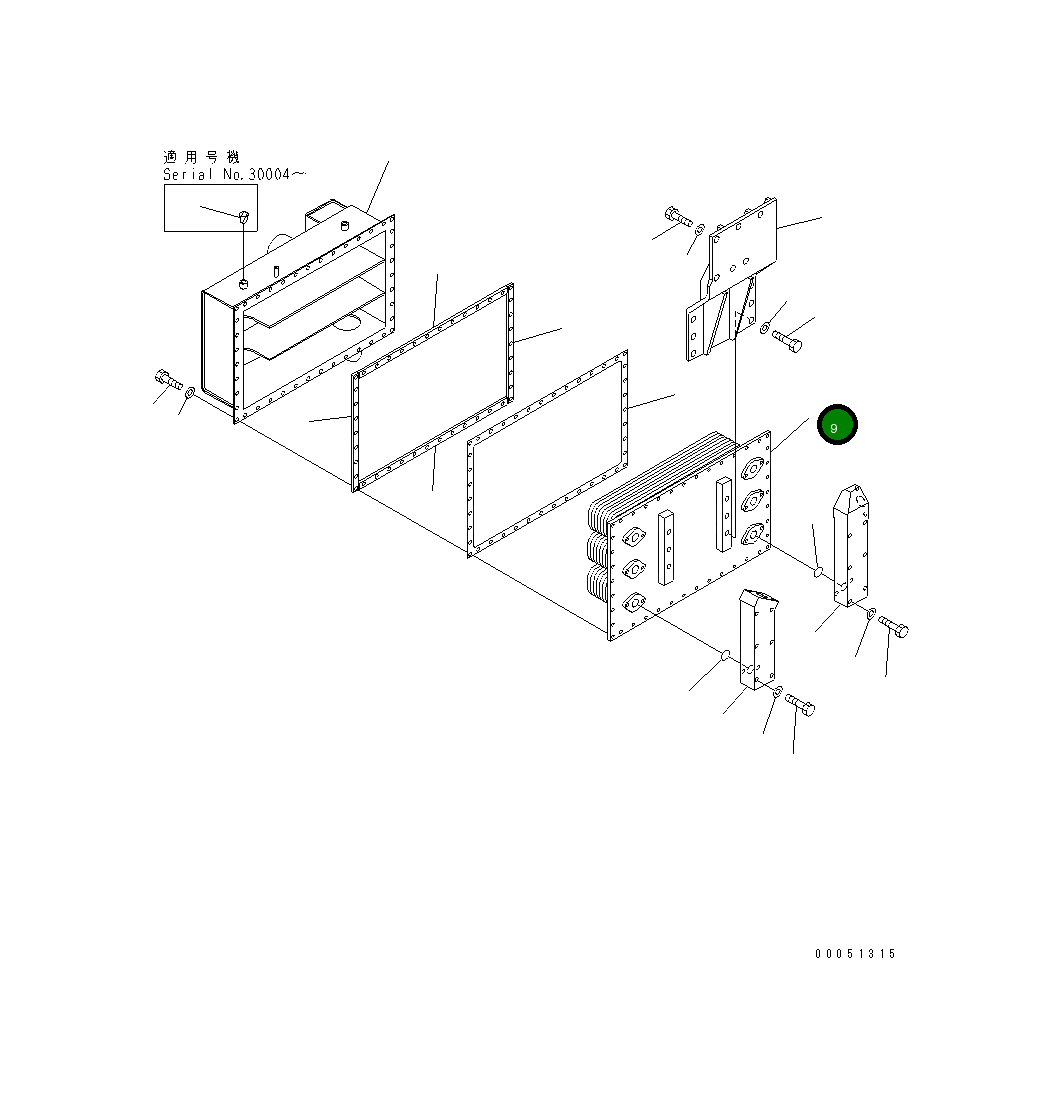 Крышка 198-03-73121  Komatsu
