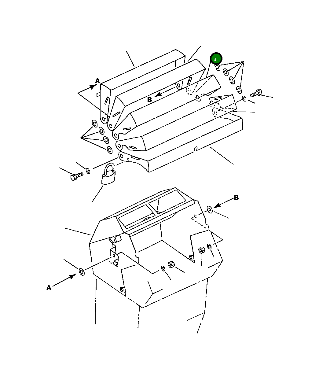Крышка 419-U56-1130 Komatsu
