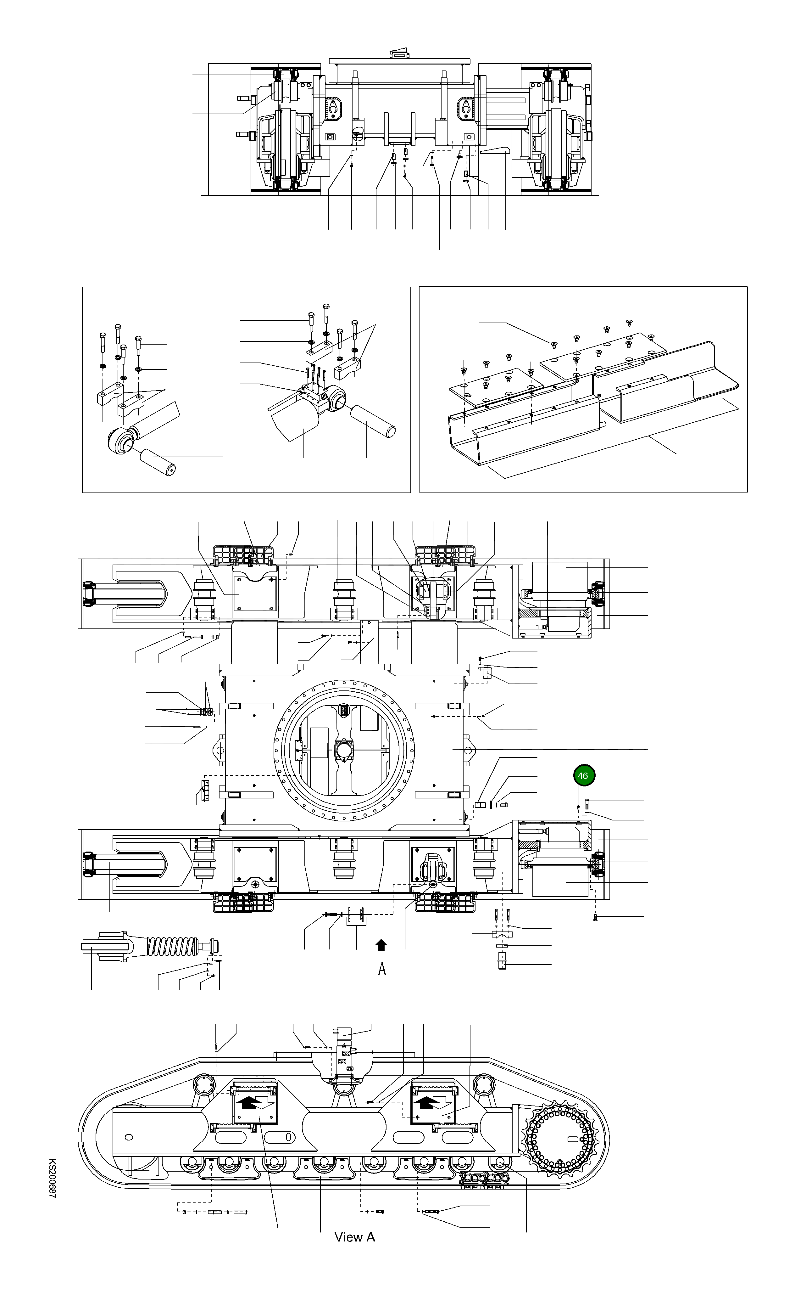 Болт 208-30-KB720  Komatsu