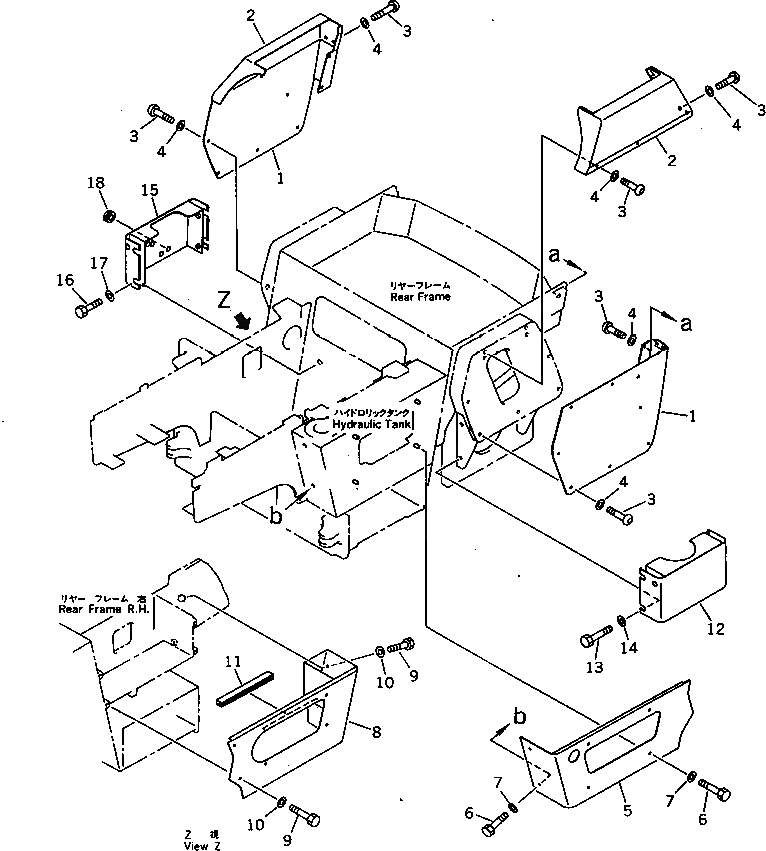 Болт 278-54-11420  Komatsu
