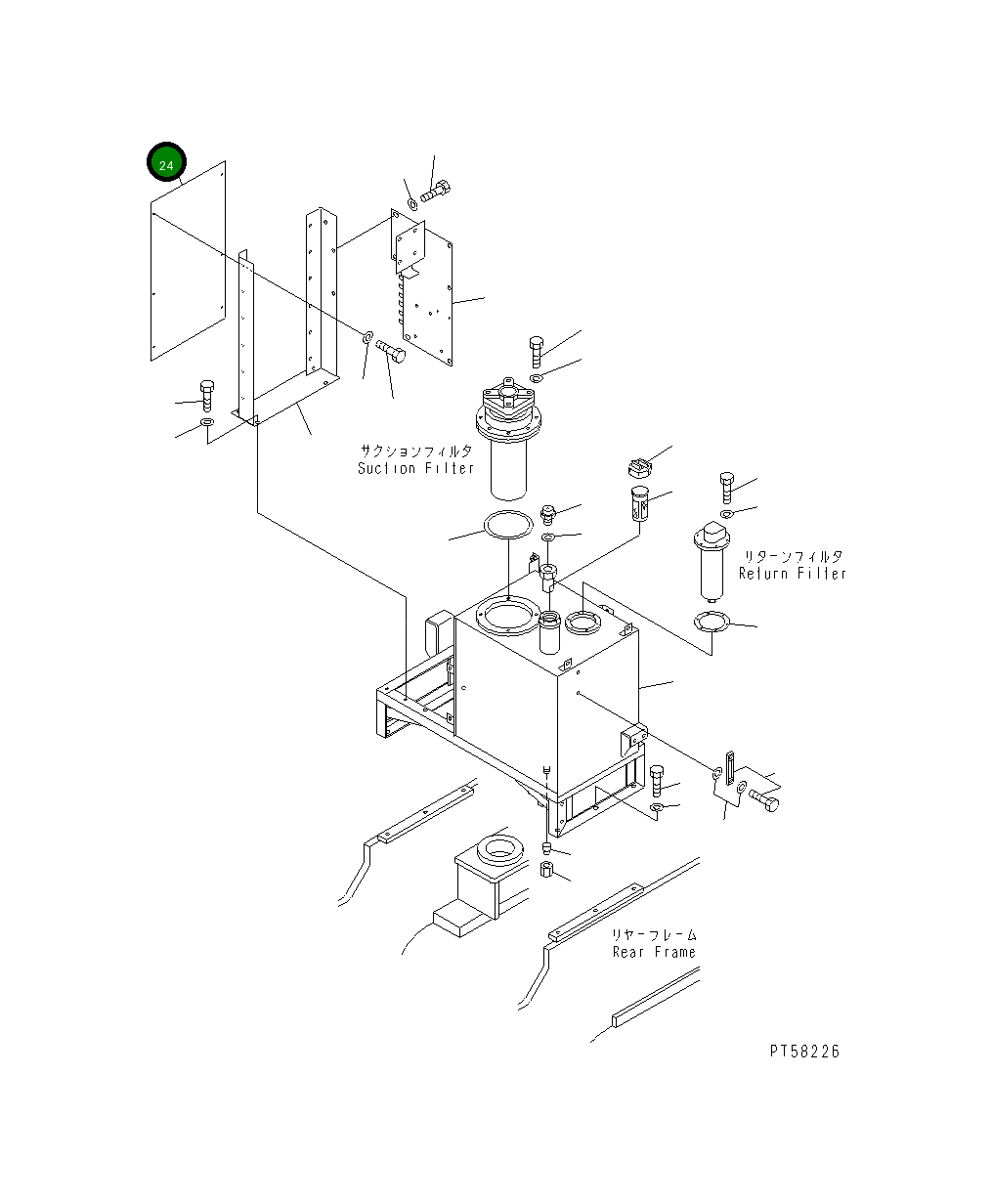 Крышка 273-54-67210 Komatsu