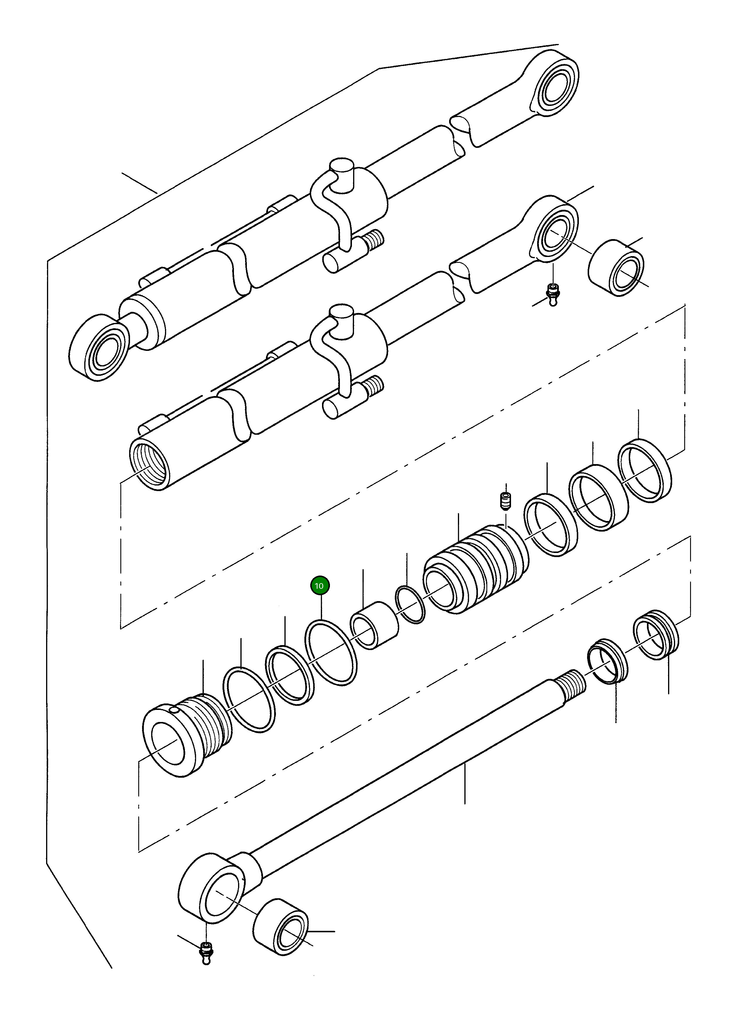 Кольцо уплотнительное (O-Ring) 42T-63-H0P40 Komatsu