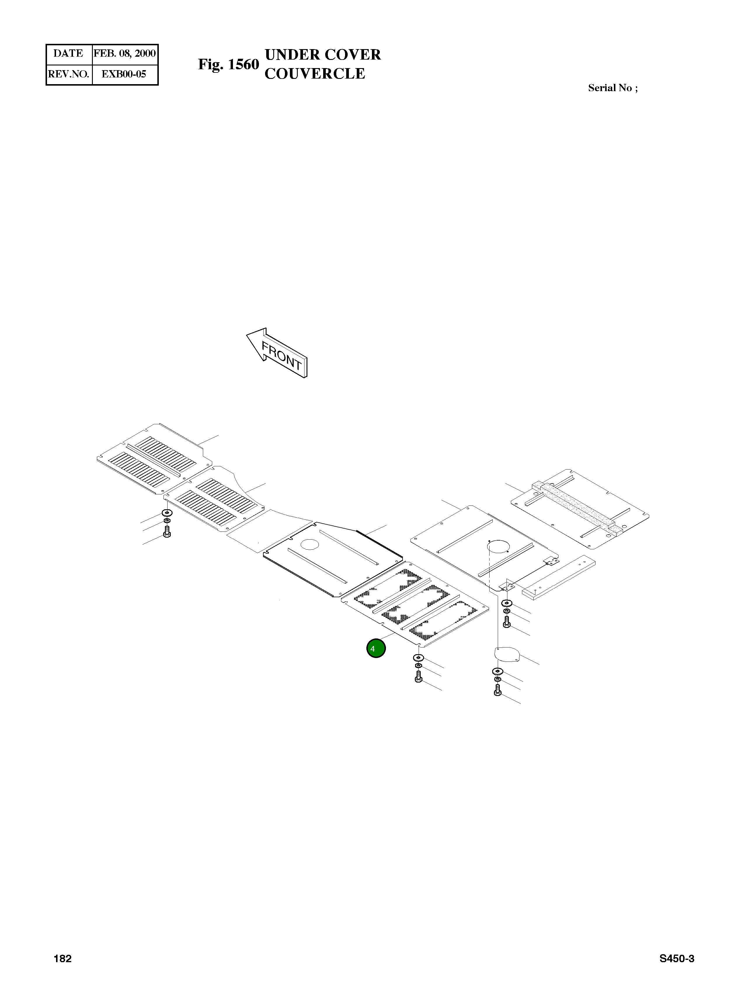 Крышка 2621-3099 Komatsu