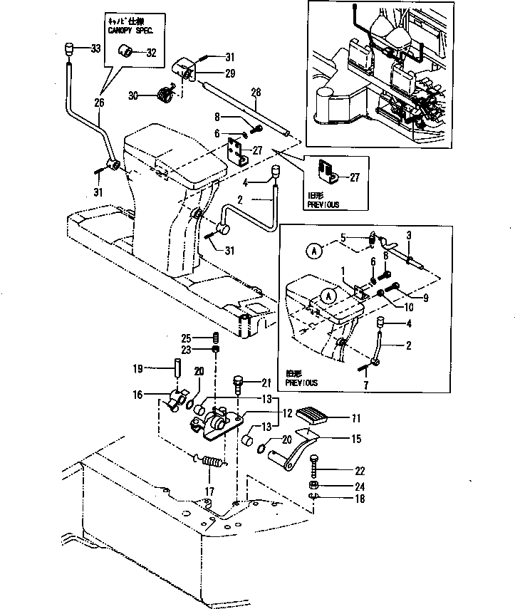 Болт YM26116-080304  Komatsu