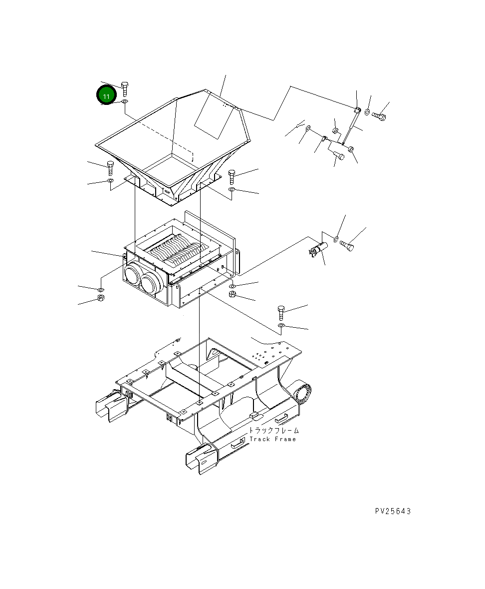 Болт 01010-82035 Komatsu