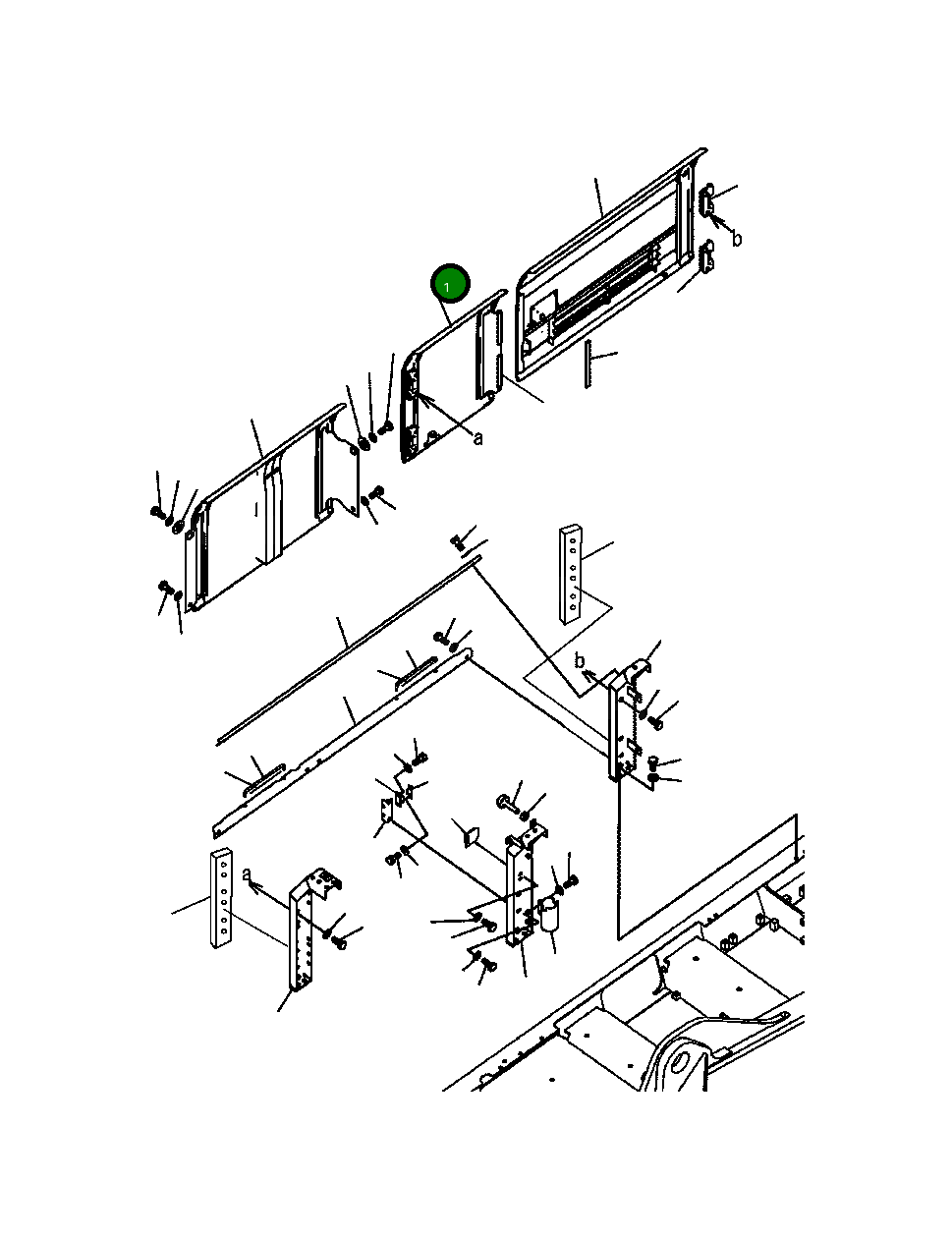 Крышка 207-54-A6820  Komatsu