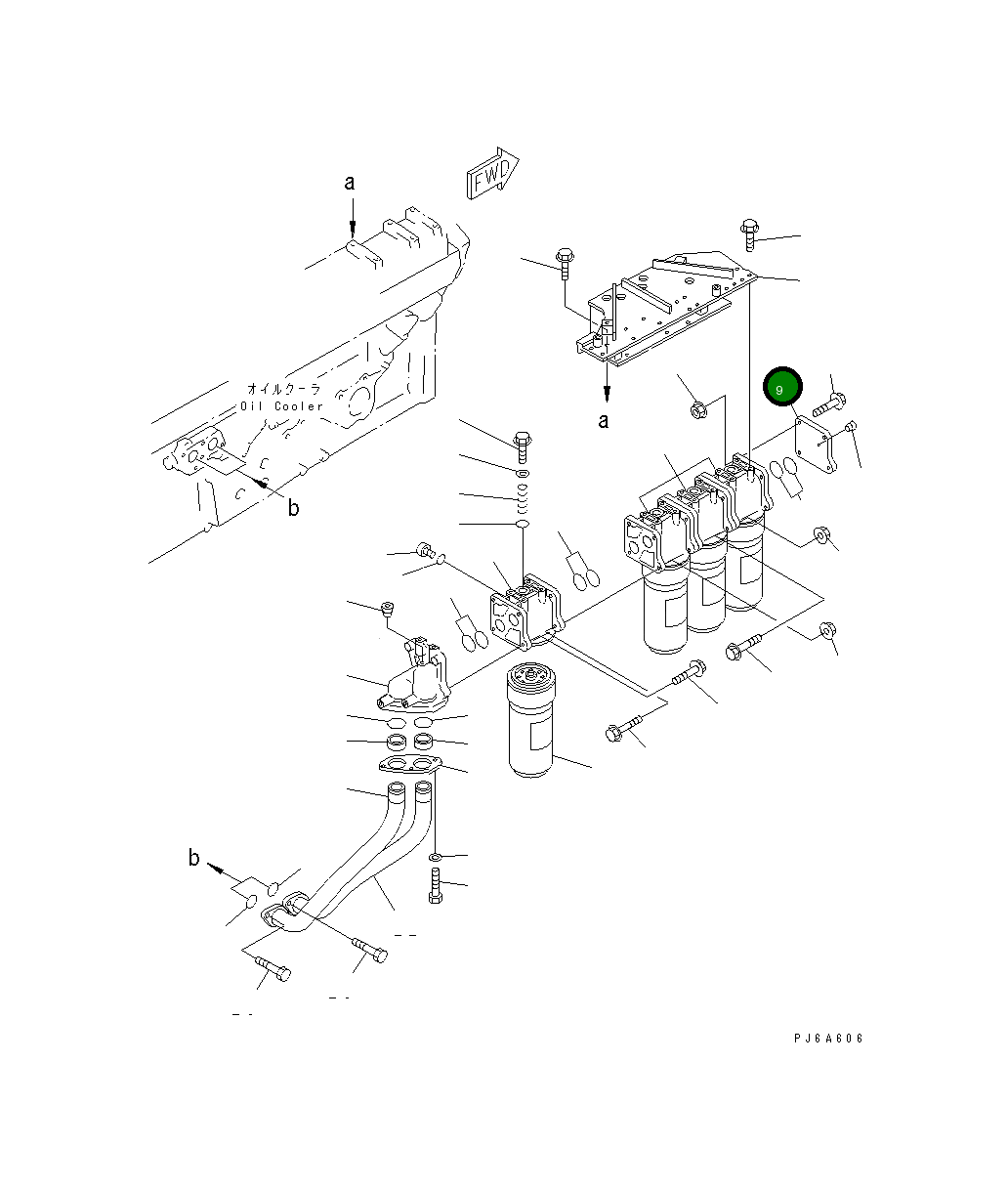 Крышка 6215-51-5250 Komatsu