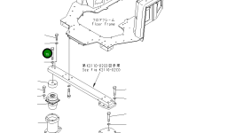 Болт 01011-82745 Komatsu