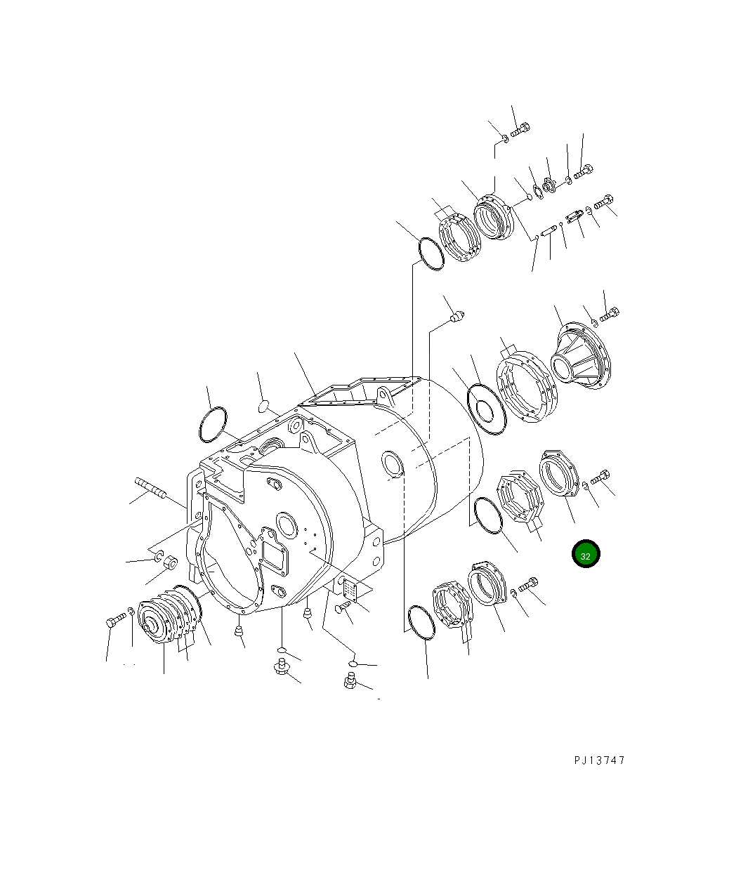 Крышка 175-916-1480 Komatsu