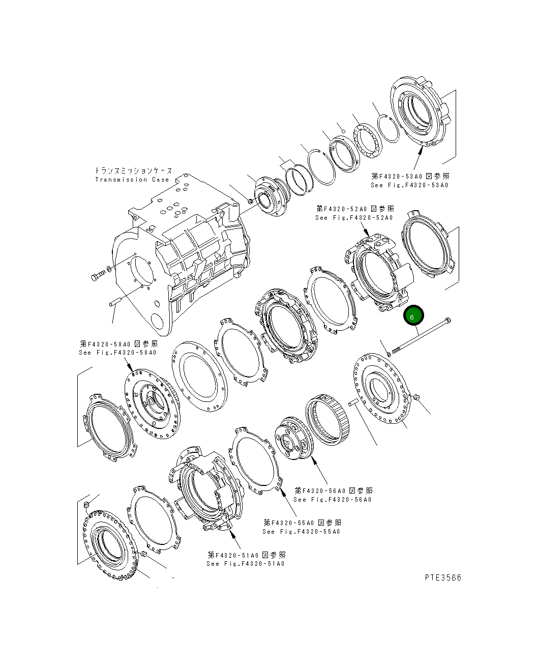 Болт 421-15-11250  Komatsu