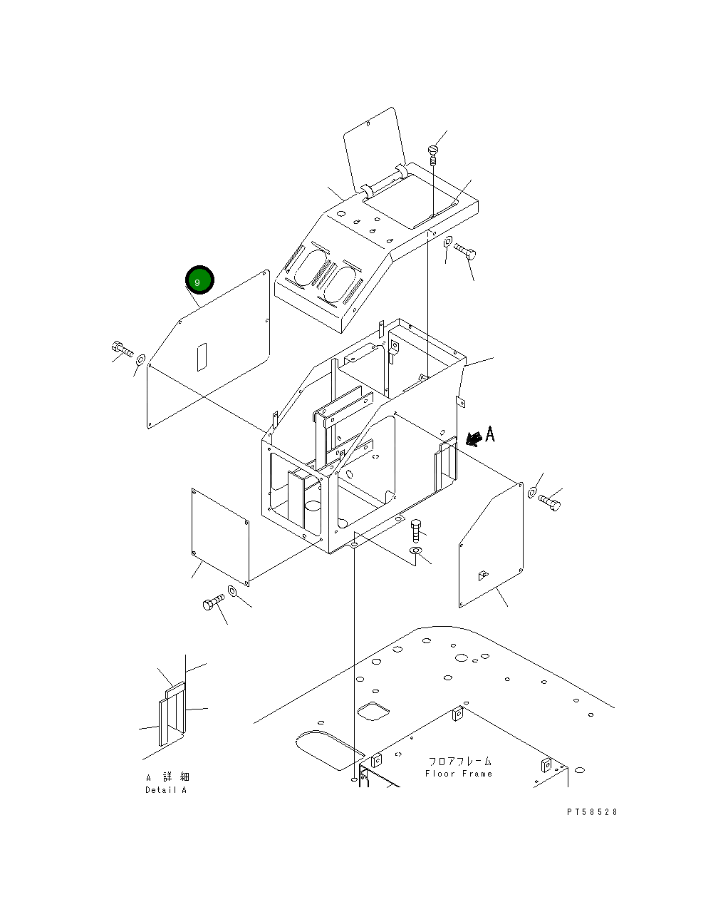 Крышка 273-43-67230 Komatsu