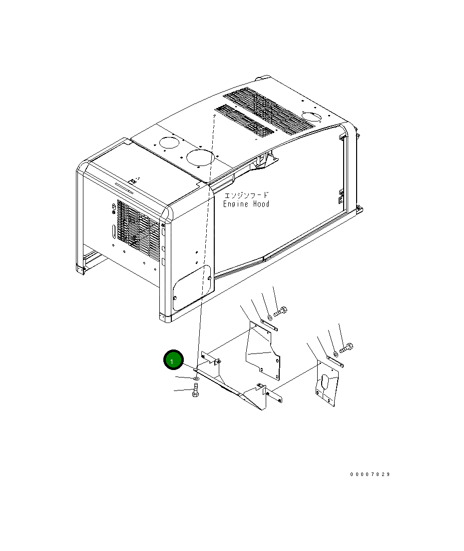 Крышка 419-54-31441 Komatsu