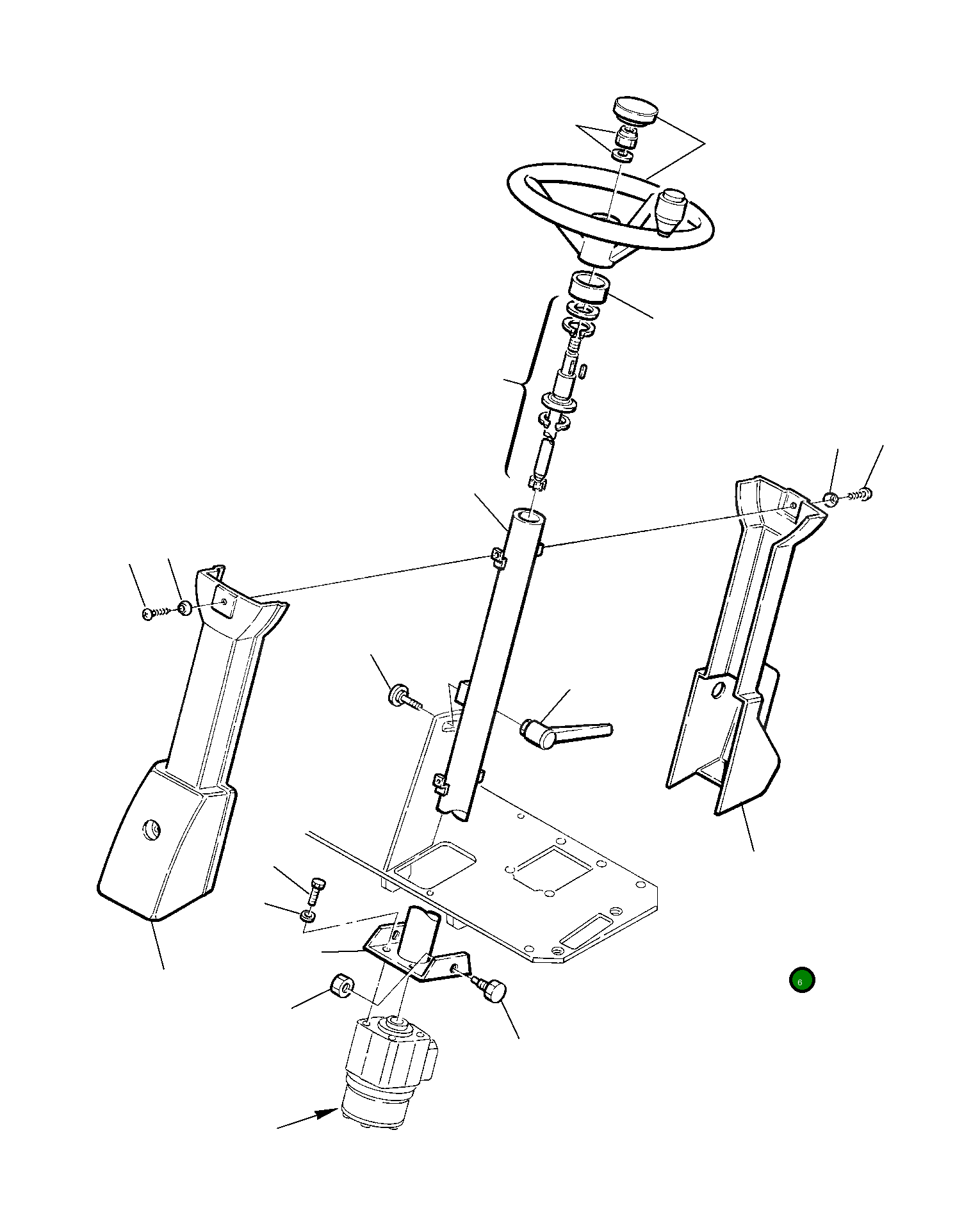 Крышка 22E-40-11130 Komatsu
