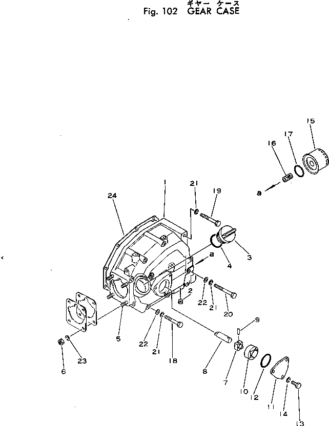 Болт YM26116-061002  Komatsu