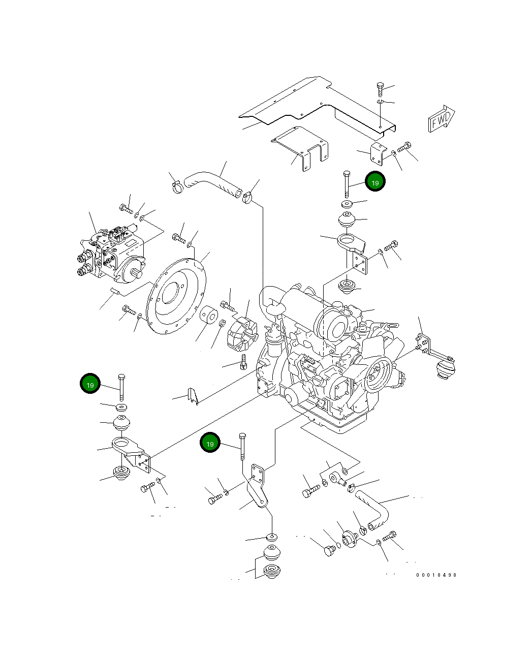 Болт 266-18-12110 Komatsu