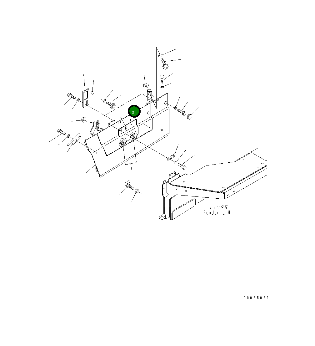 Крышка 14X-54-32381 Komatsu