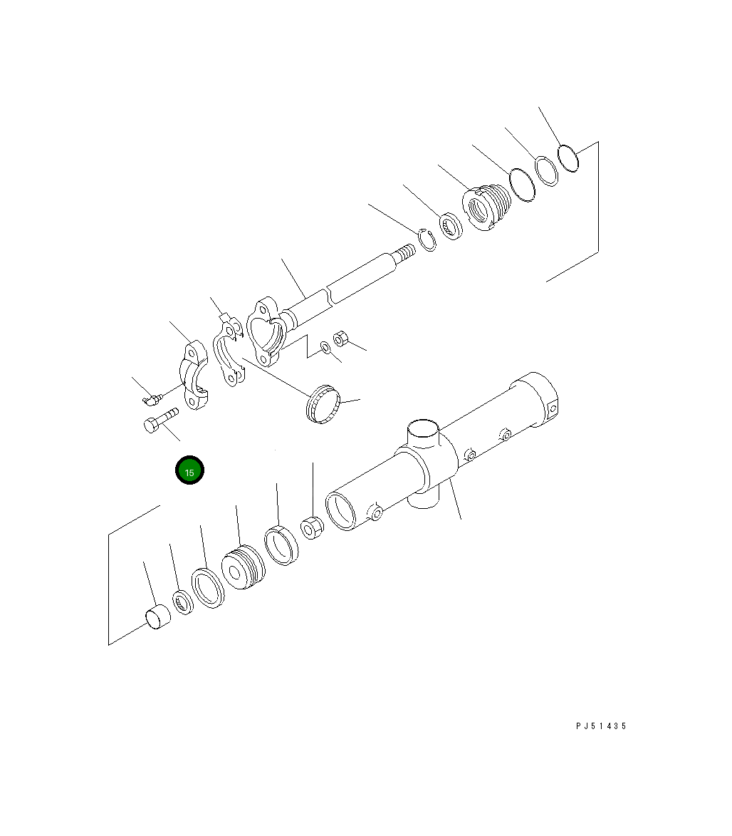 Болт 01010-52285 Komatsu