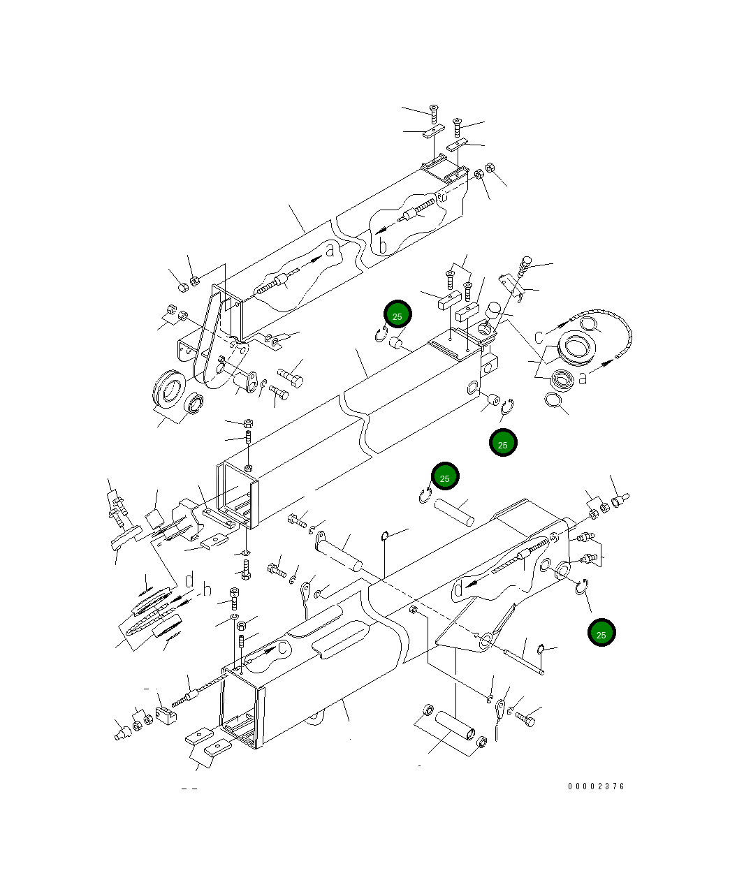 Кольцо MH21911-02504 Komatsu