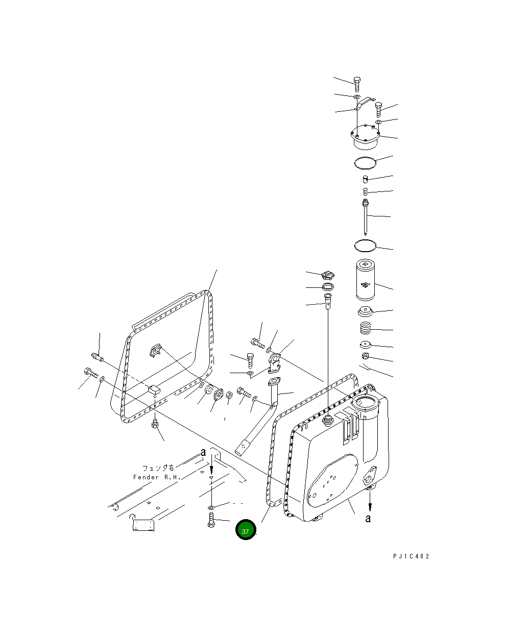 Болт 01010-82045 Komatsu