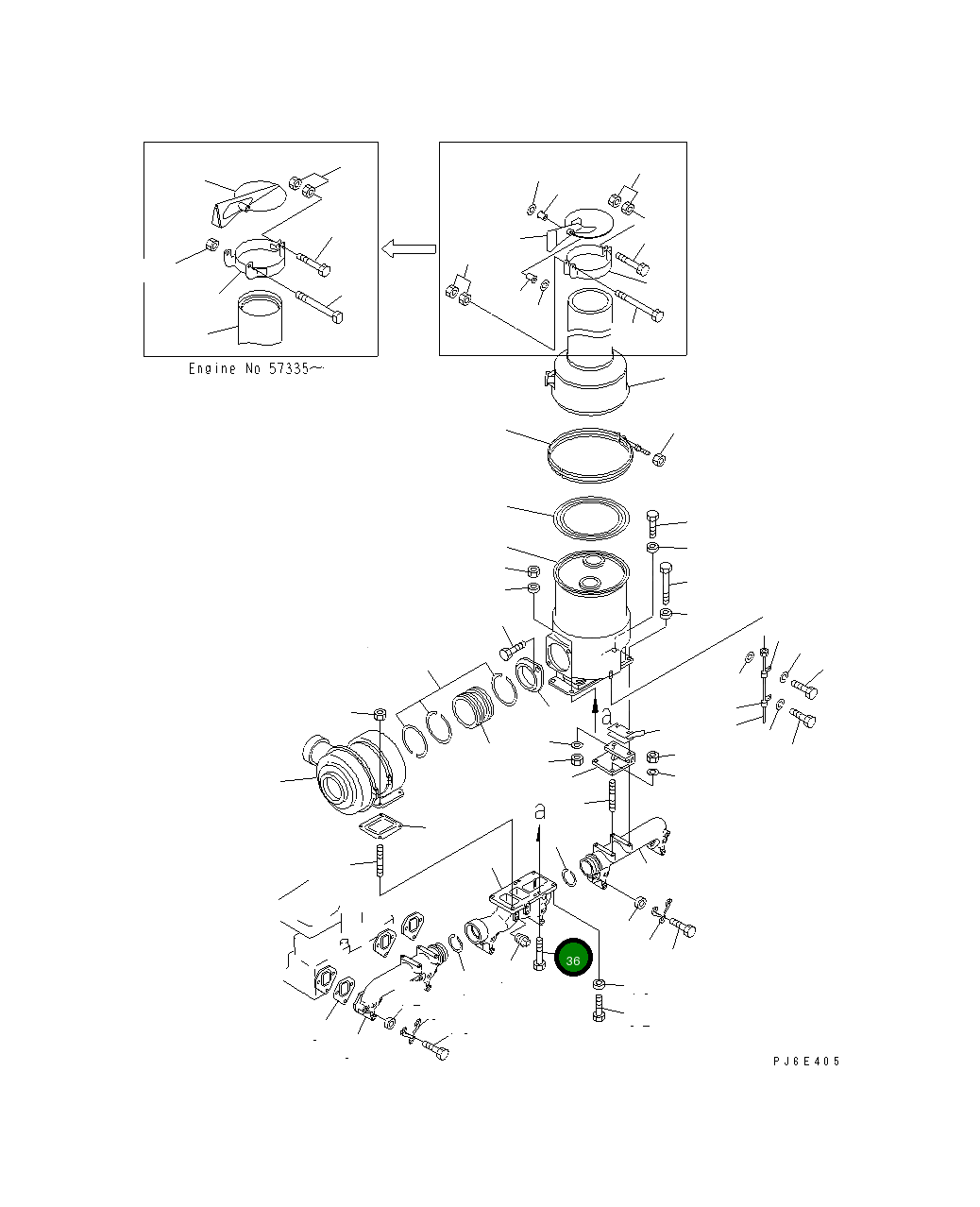 Болт 01050-61270 Komatsu