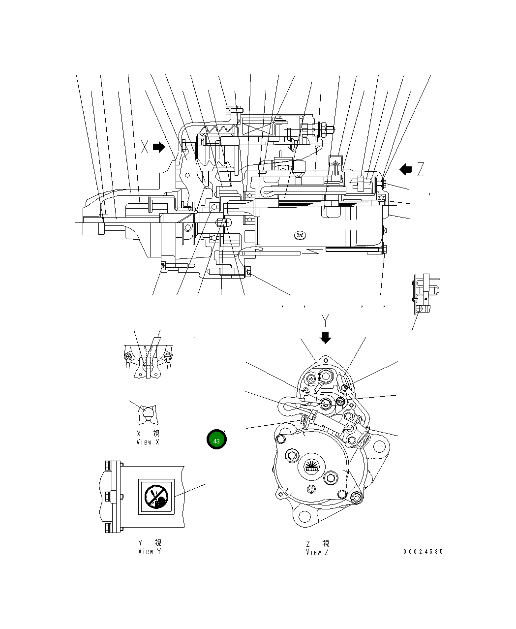 Болт KD0-0270-06402 Komatsu